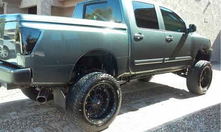 Clean and Neat Gunmetal Truck